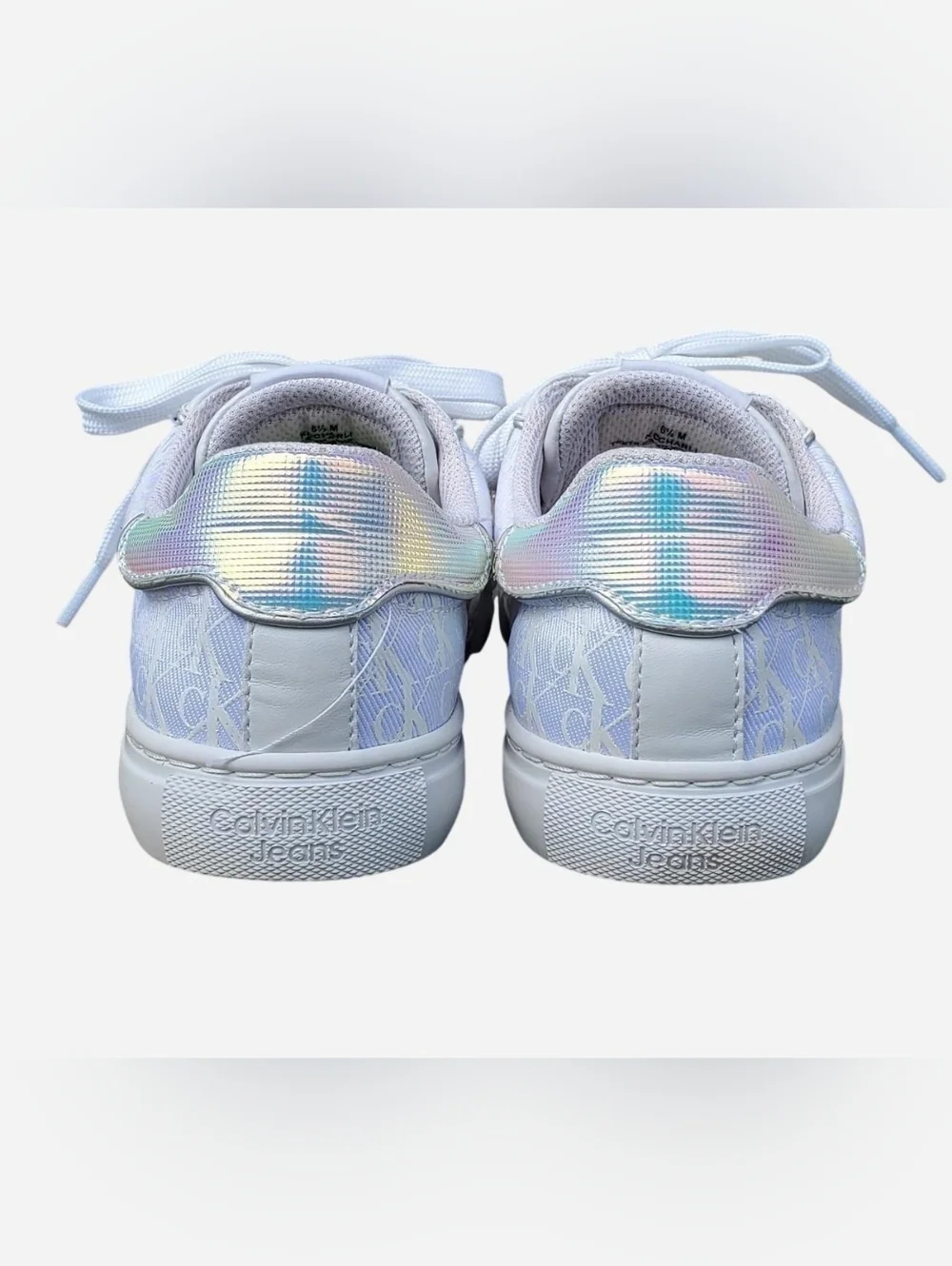 Calvin Klein Women's Charli Logo Lace-up Sneakers US 6.5